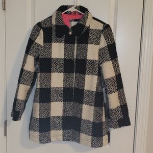 Buffalo check coat